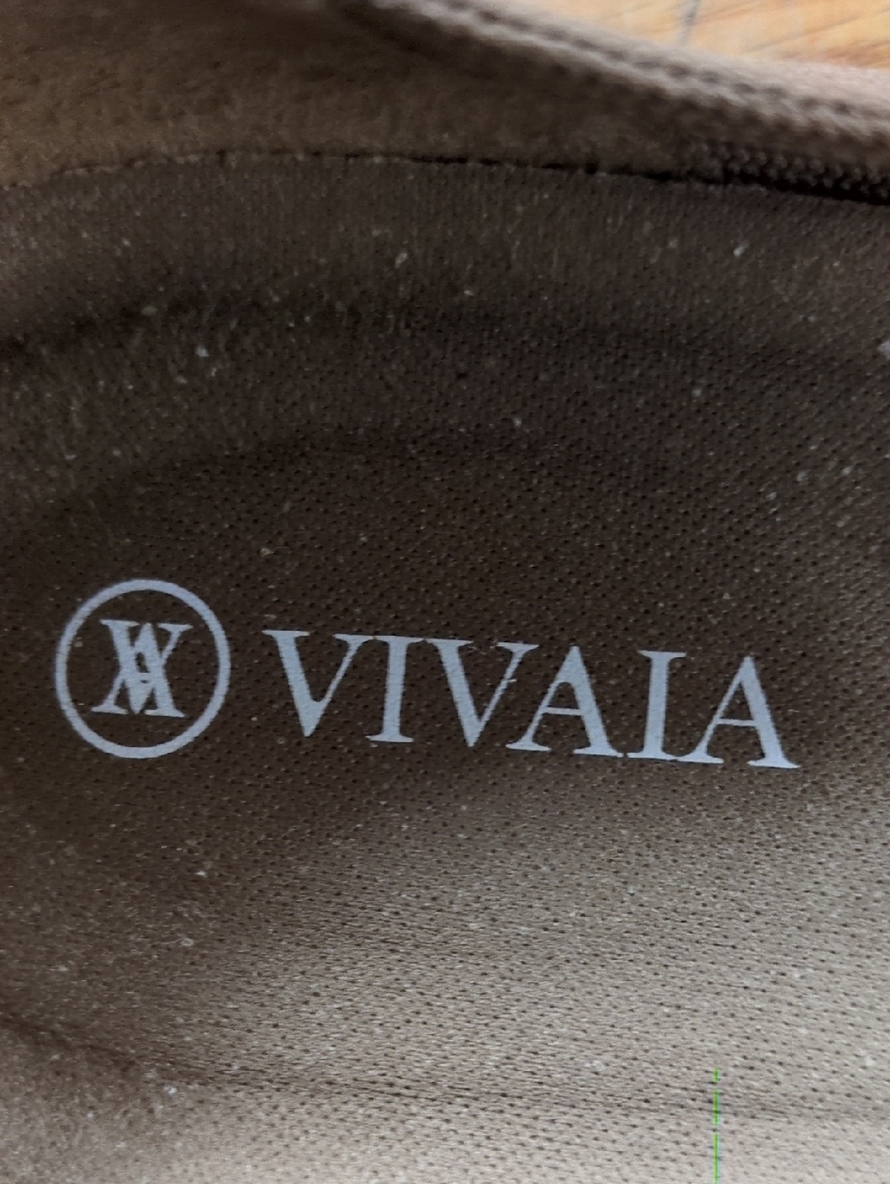 VIVAIA Margot Square Toe V-Cut Espresso Flats Size 40 - Picture 7 of 10